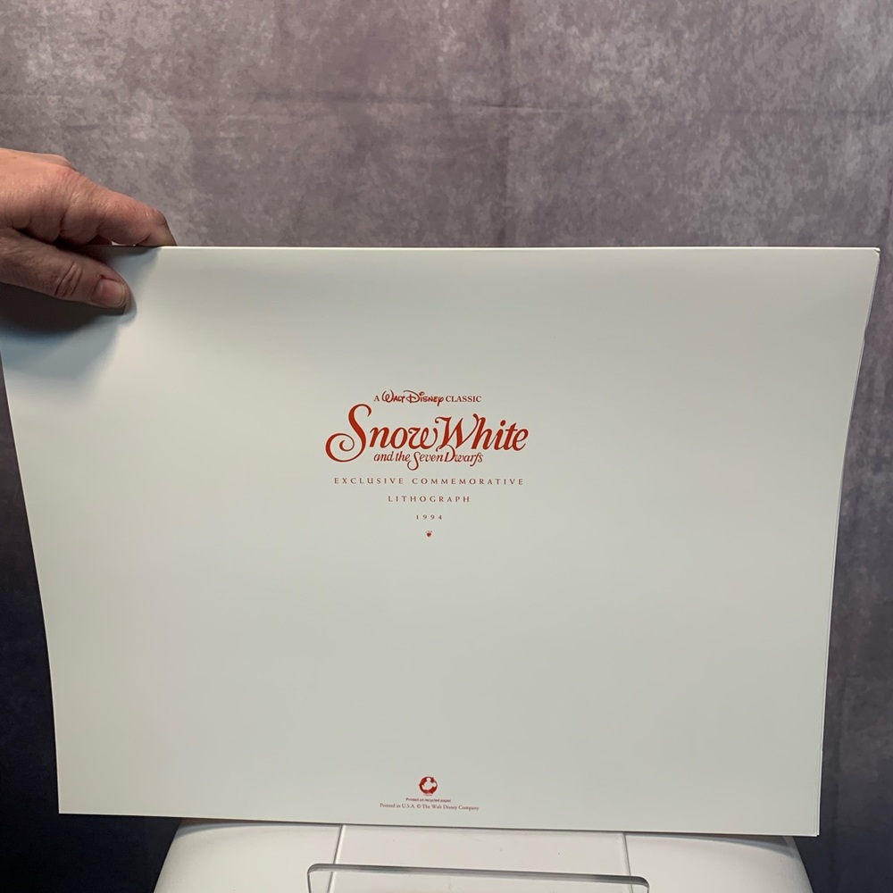 Snow White Commemorative Lithograph - Picture 5 of 8